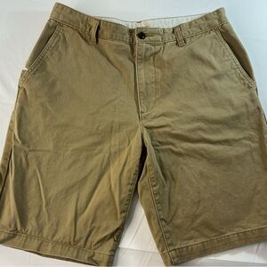 Dockers Men's Flat Front Chino Shorts in Khaki